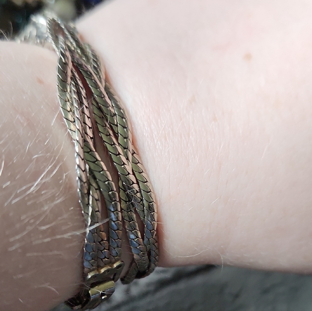 Source Unknown Multicolor Twisted Bracelet - image 1